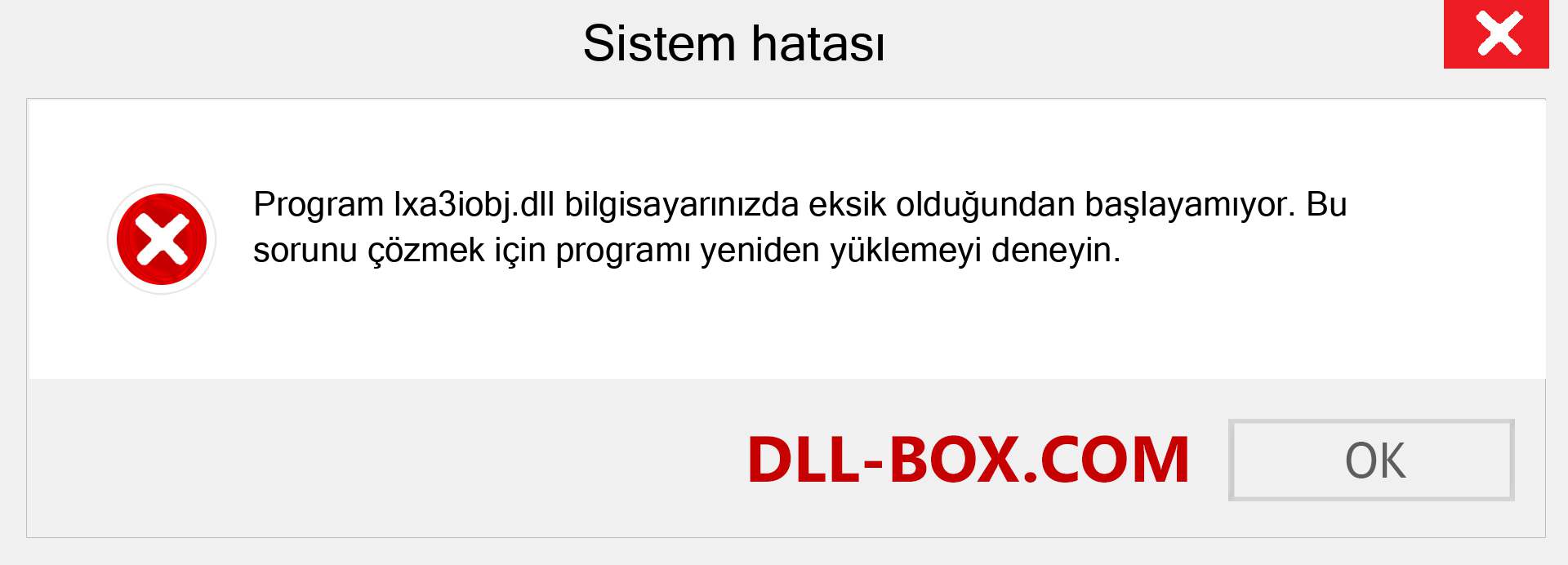 lxa3iobj.dll dosyası eksik mi? Windows 7, 8, 10 için İndirin - Windows'ta lxa3iobj dll Eksik Hatasını Düzeltin, fotoğraflar, resimler